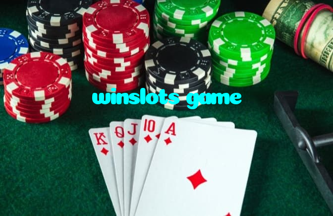 winslots game casino presented on mobile device in Pakistan with slots and live games